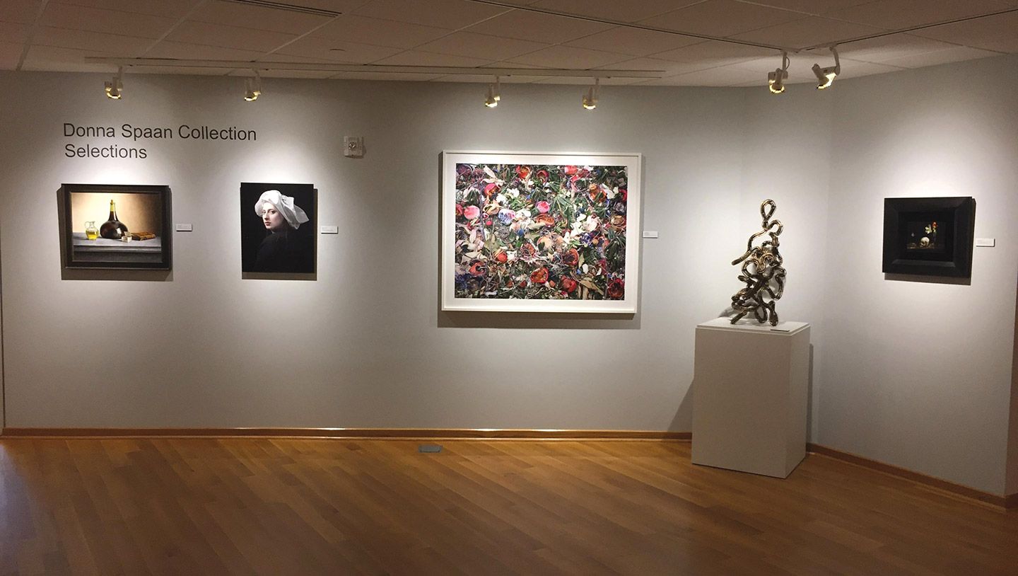 Selections from the Donna Spaan Collection in the Center Art Gallery.