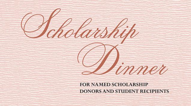 2016 Named Scholarship Dinner