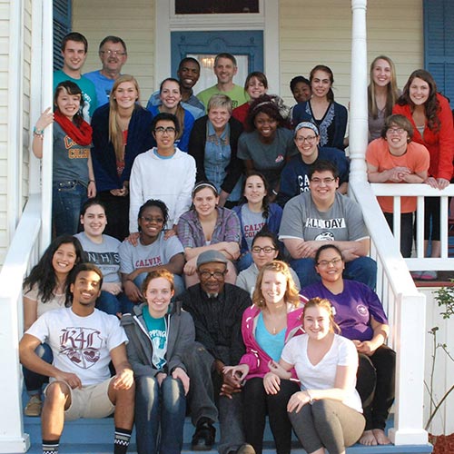 Students with John M. Perkins