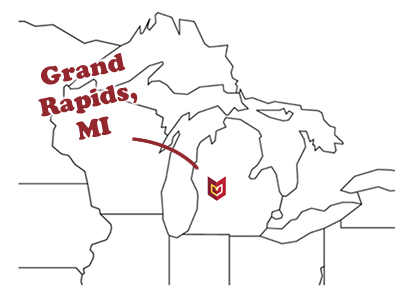 map of michigan and great lakes area
