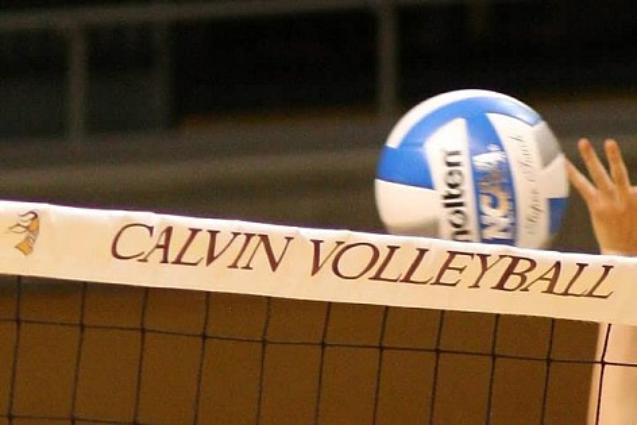 Volleyball Midwest Tournament<br>Calvin vs Elmhurst