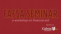 Financial Aid Seminar at Calvin Christian (Mich.) High School