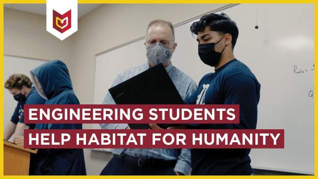 Engineering students help Habitat for Humanity