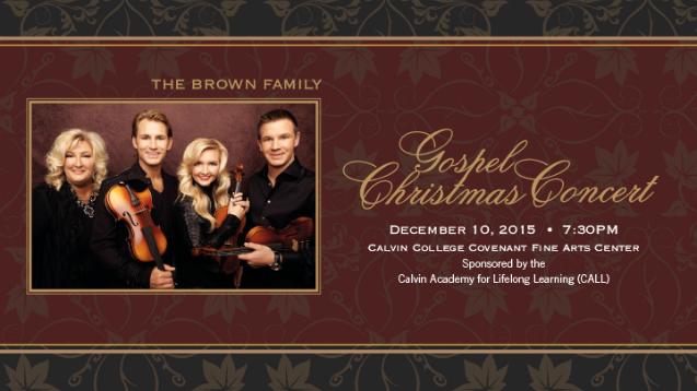 The Brown Family Gospel Christmas Concert