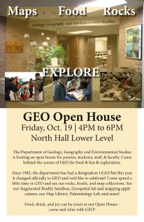 GEO Department Open House