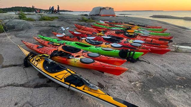 New Student Wilderness Trip: Canadian Sea Kayaking and Rock Climbing Expedition