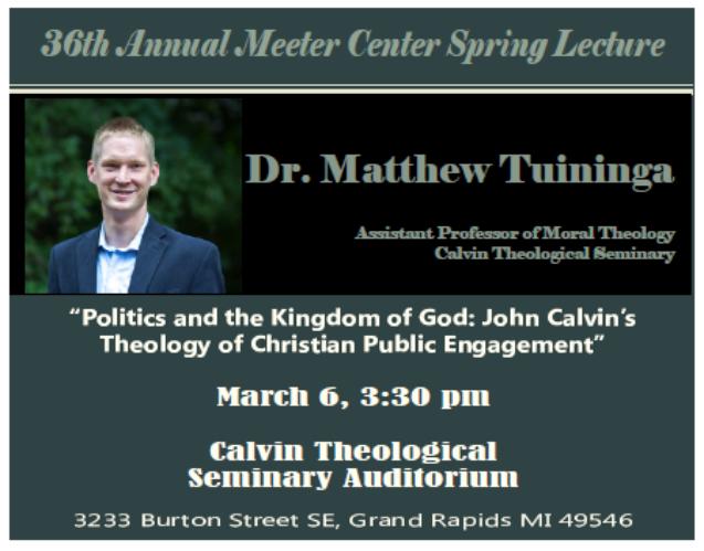 John Calvin and Christian Public Engagement