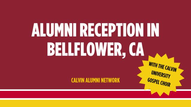 Alumni reception in Bellflower, CA