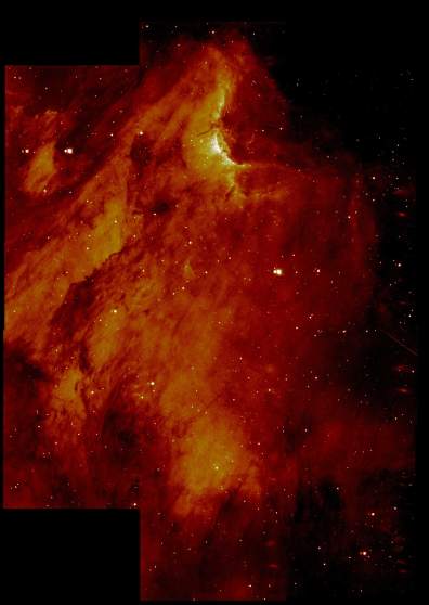 Pelican Nebula (Photographed by Andrew Vache, 2004)