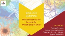 Urban Infrastructure Reveals the Microbiome of a City