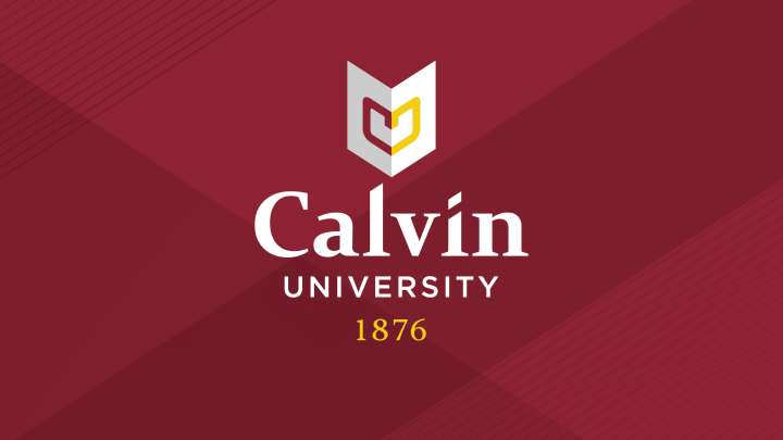 Calvin University 1876 graphic