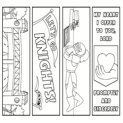 bookmarks coloring page