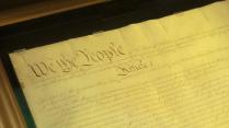 We the People (detail of the U.S. Constitution)