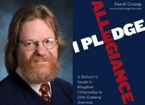 David Crump and his most recent book: I Pledge Allegiance