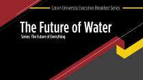 Executive Breakfast Series - The Future of Water