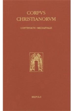 Corpus Christianorum Continuatio Mediaevalis (CCCM 53C)