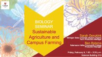 Sustainable Agriculture and Campus Farming