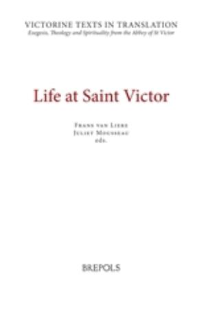 White cover with the title in red text: Life at Saint Victor