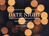 L'Date Night with Capella and Women's Chorale Concert