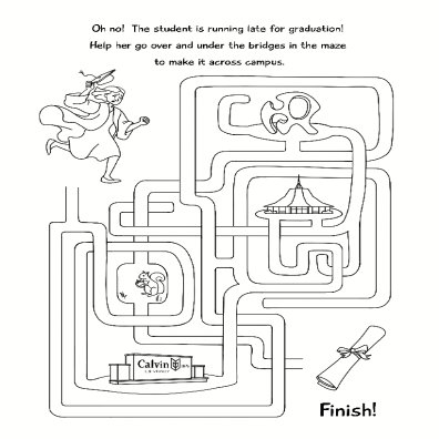 maze coloring page