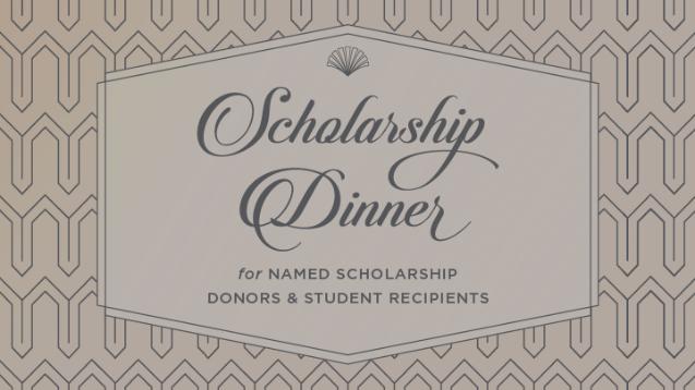 2018 Named Scholarship Dinner