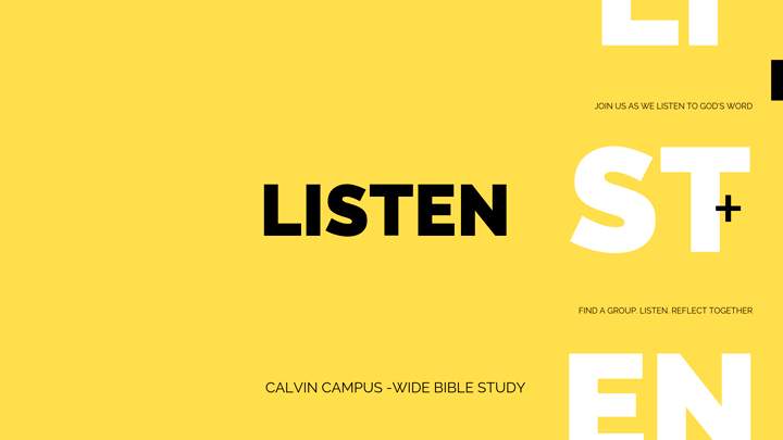 Listen 2019 Bible study