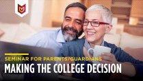 Seminar for Parents/Guardians: Making the college decision with your student