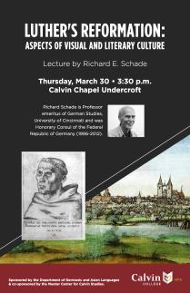 Richard Schade Lecture-Luther 500 years