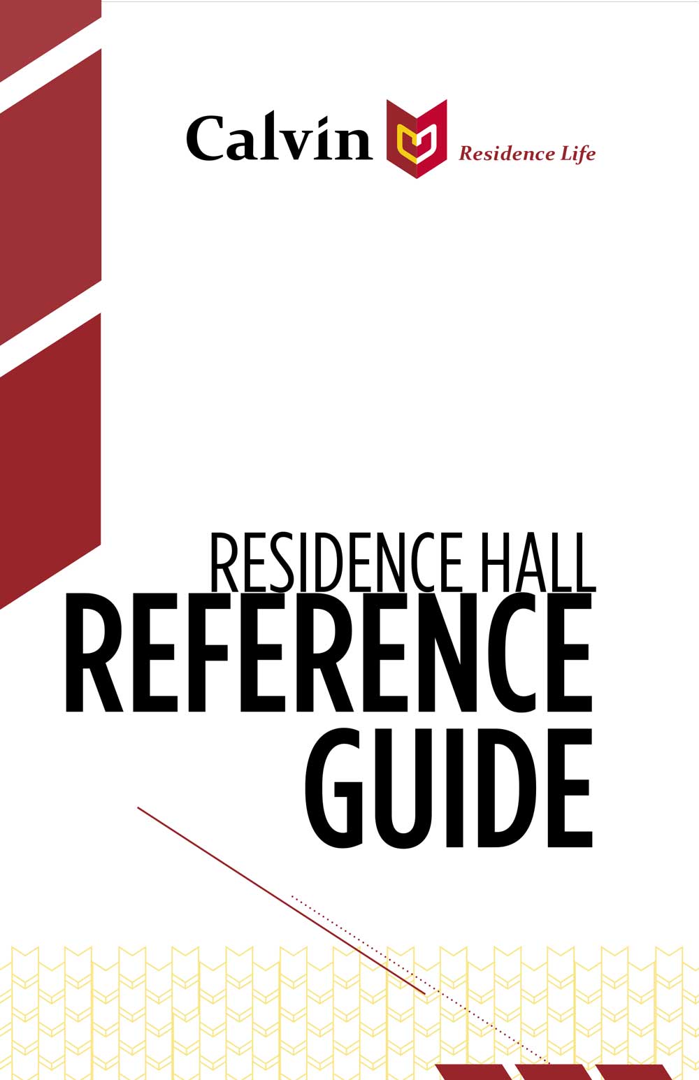 Residence Hall Reference Guide cover