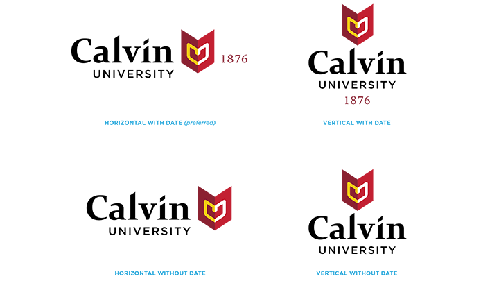 Calvin logo configurations