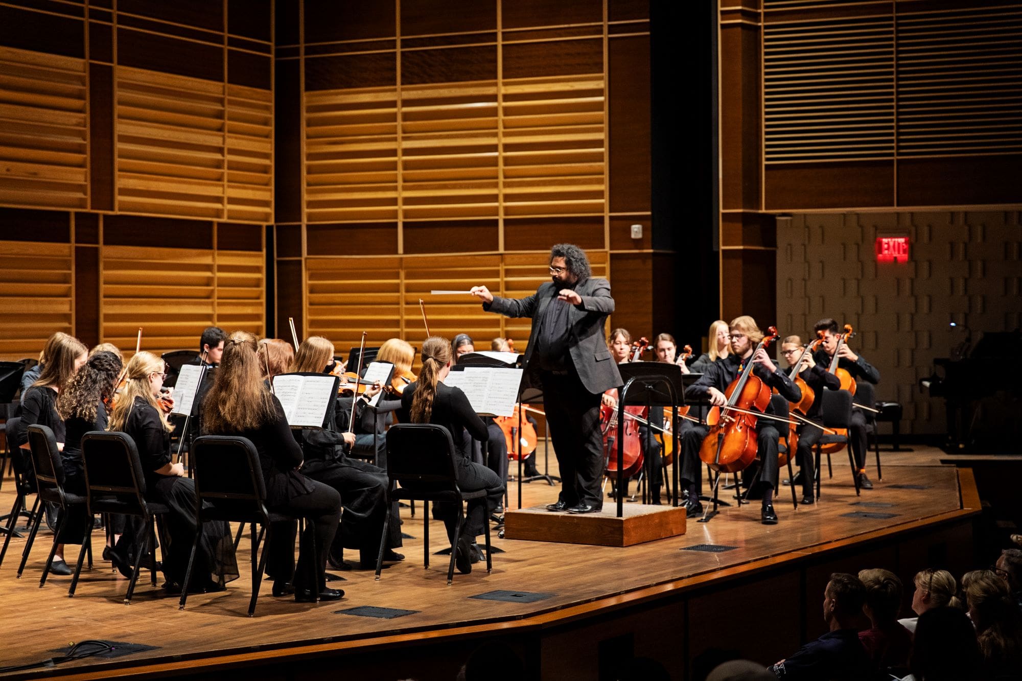 Orchestra performing at Calvin Music Festival