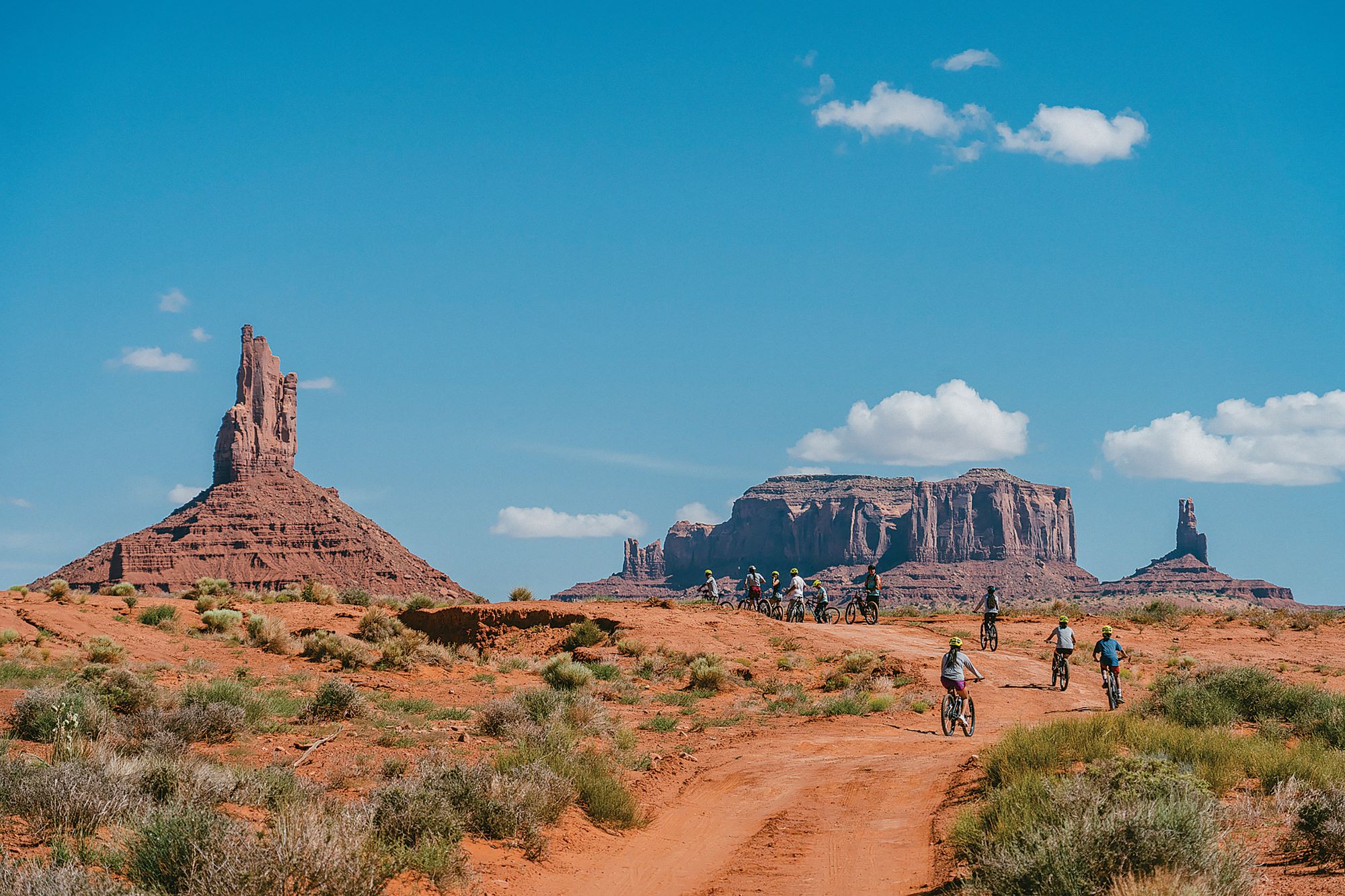 Cycling outside out west