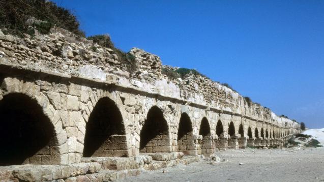 An ancient aqueduct. 