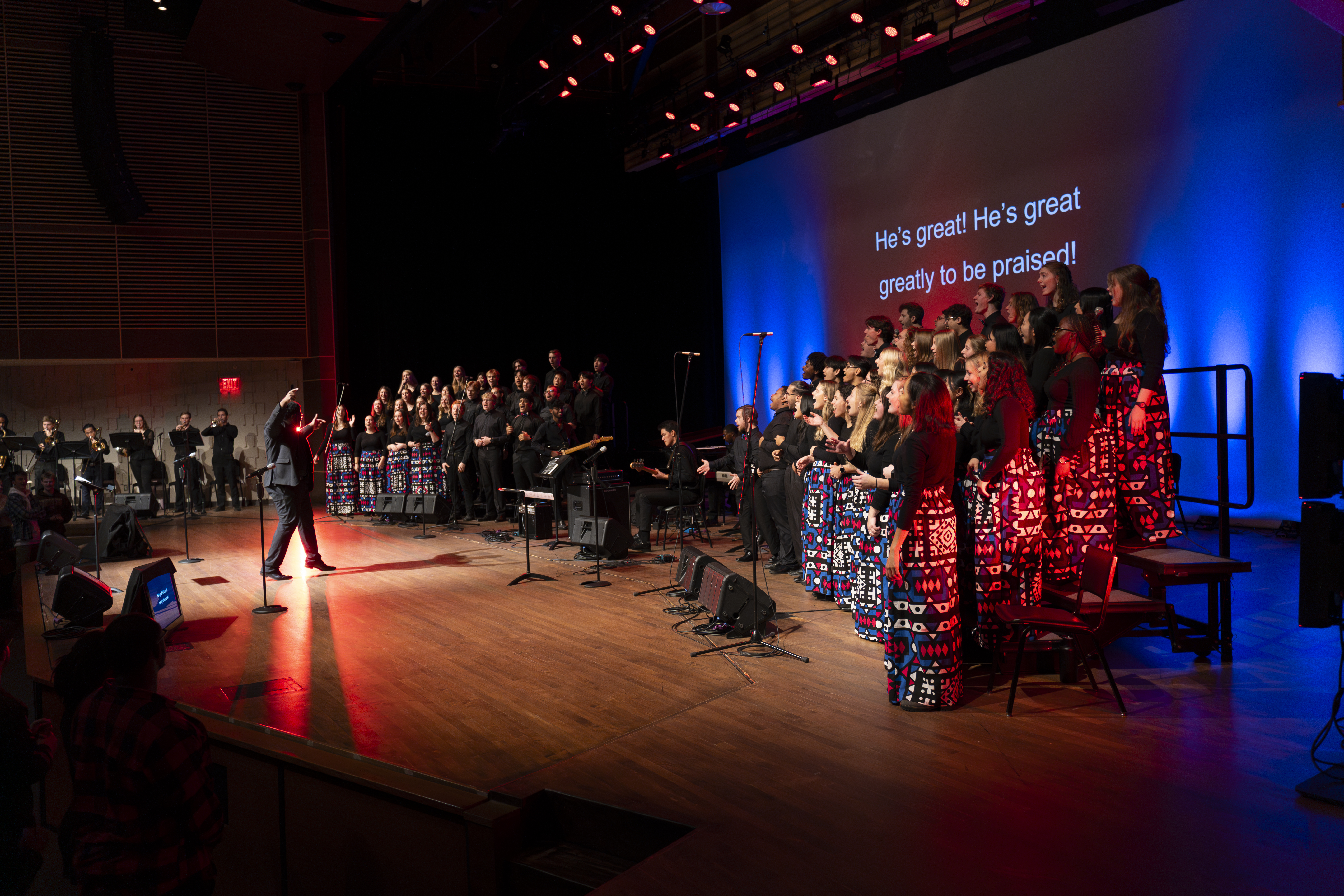 Gospel Choir Performing at Calvin Music Festival 2023