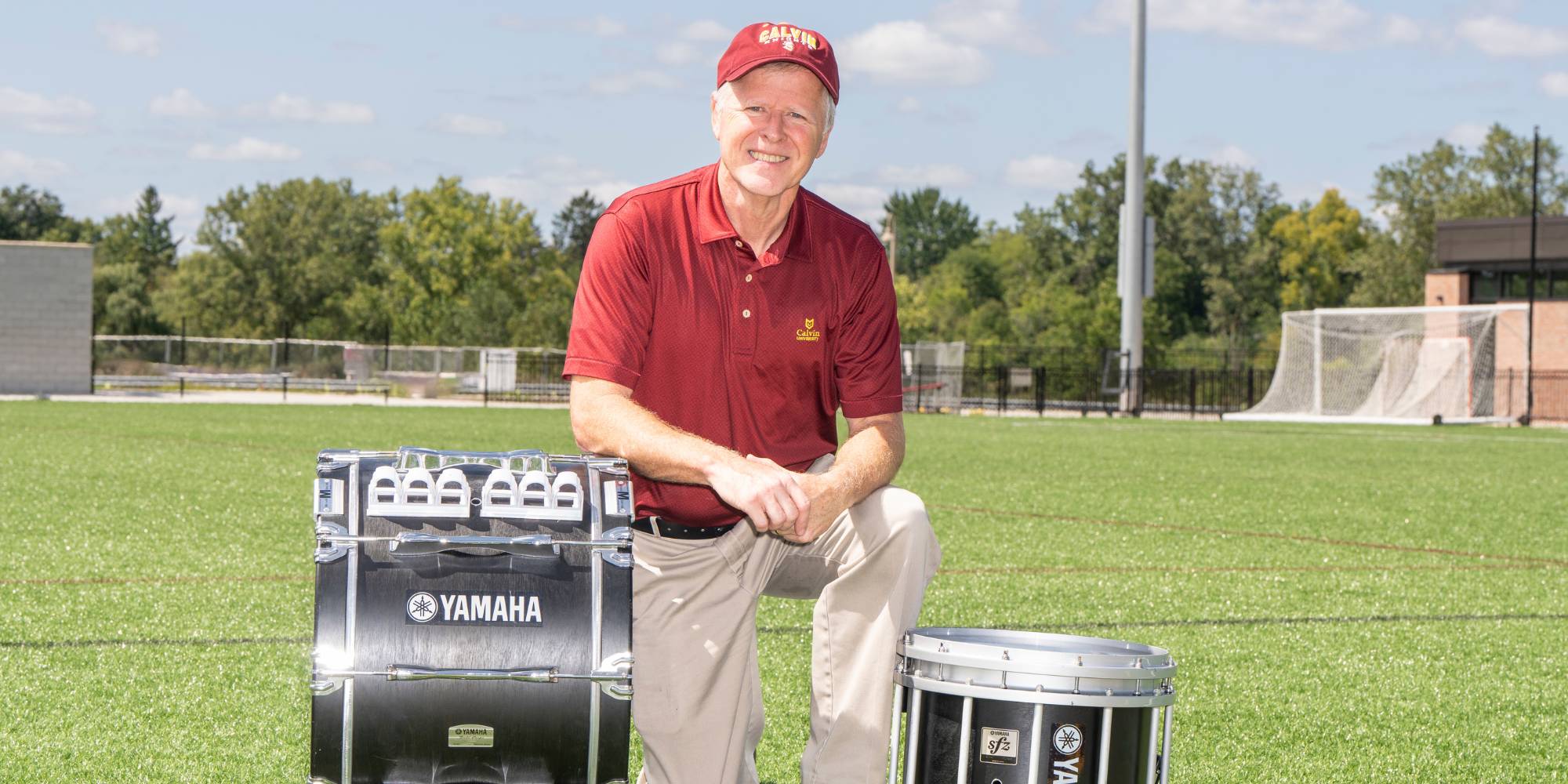 Steve Sudduth, marching band director at Calvin University