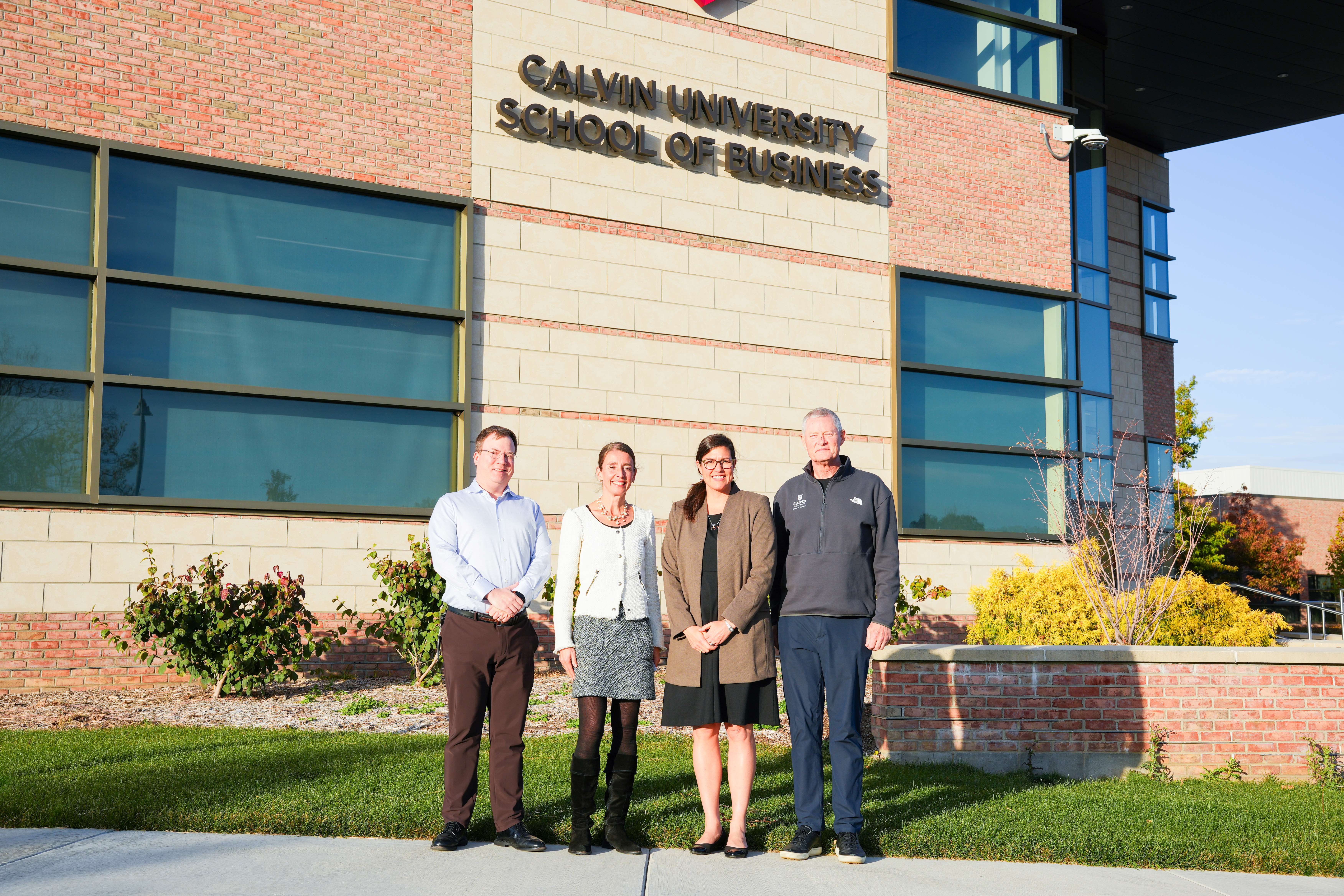 Lead author Mathilde Oosterhuis-Blok presented her paper, answered questions, and received the award in late October at the Calvin University School of Business. 