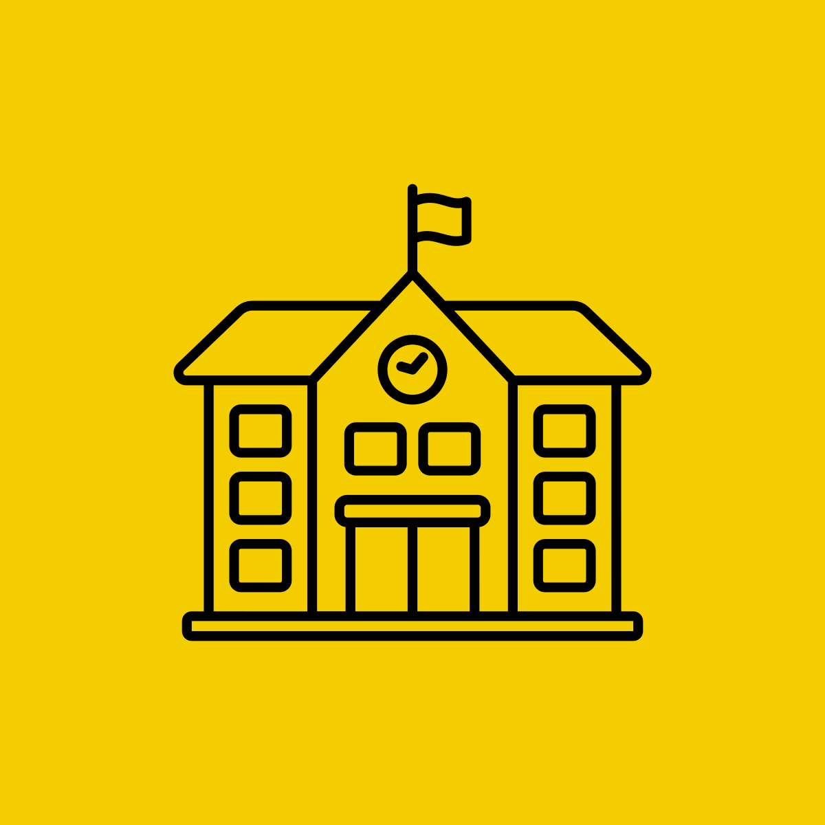 School building icon