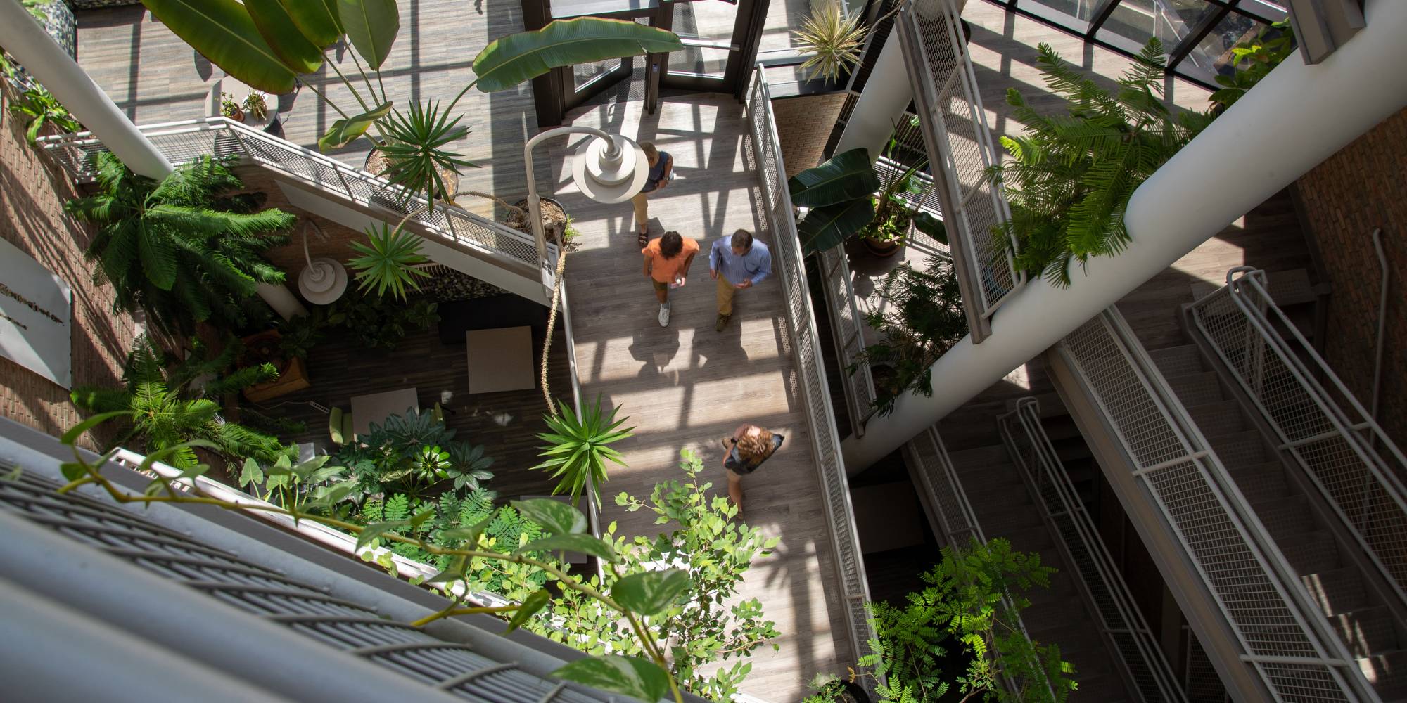 DeVries Hall Atrium on the campus of Calvin University