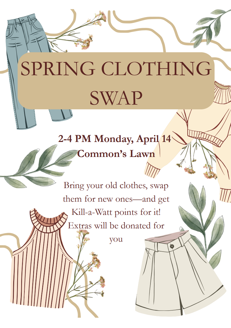 Spring Clothing Swap poster