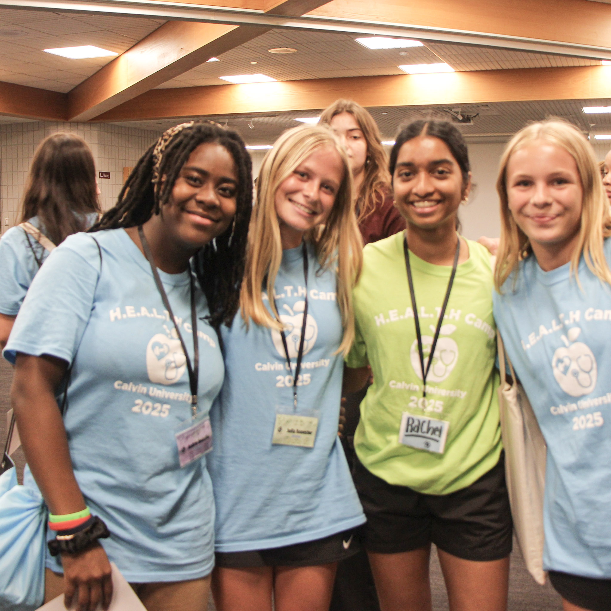 campers with counselor