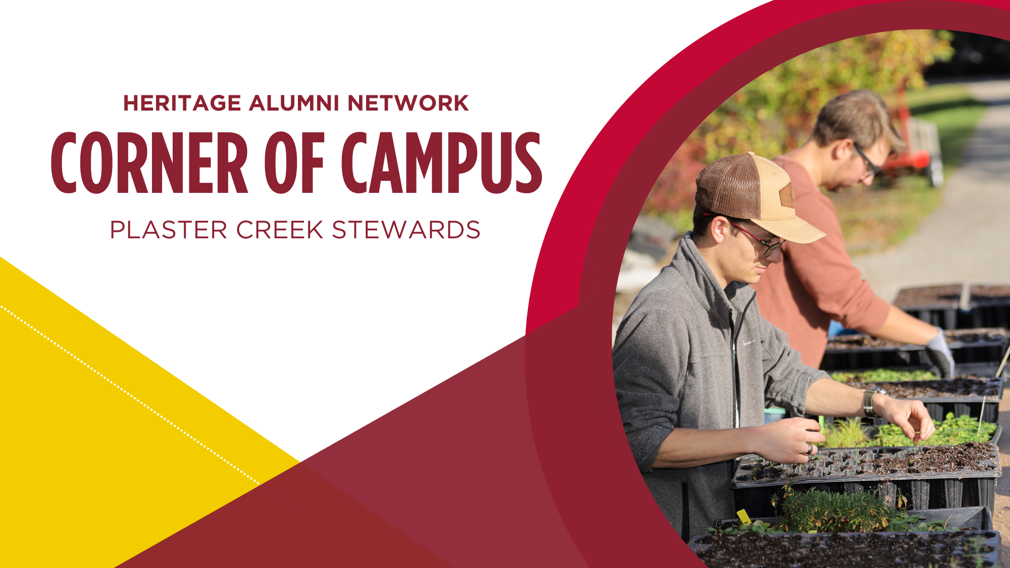 Heritage Alumni Network's Corner of Campus event