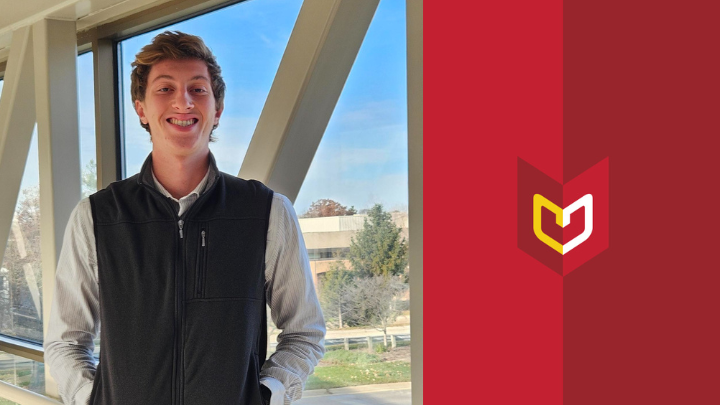 Gavin Anderson, Calvin University financial planning student, in the financial planning externship program