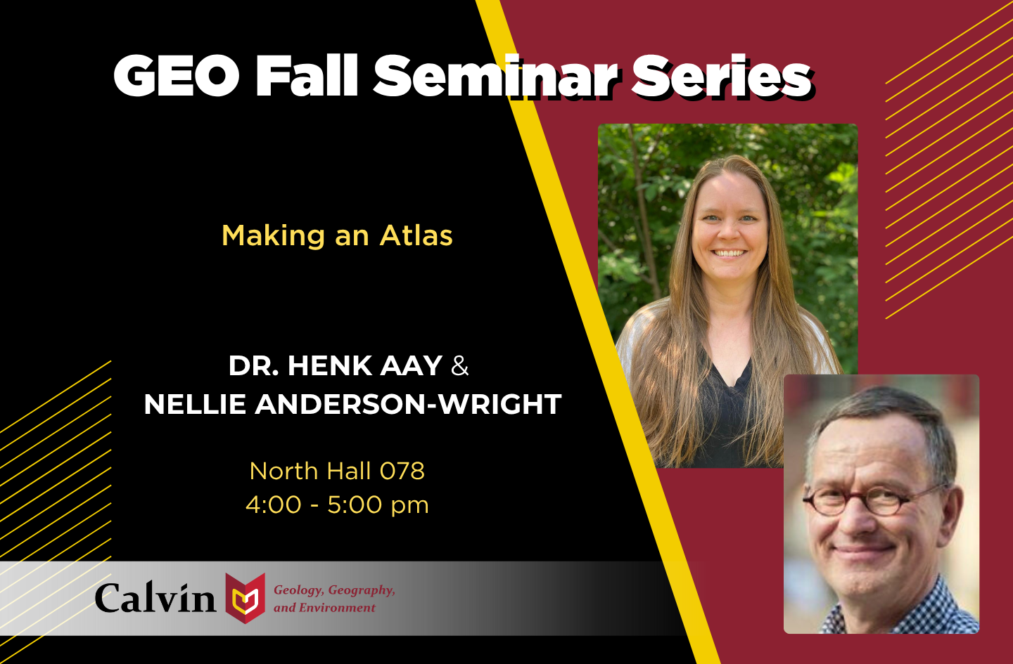 GEO Seminar Henk Aay and Nellie Anderson-Wright