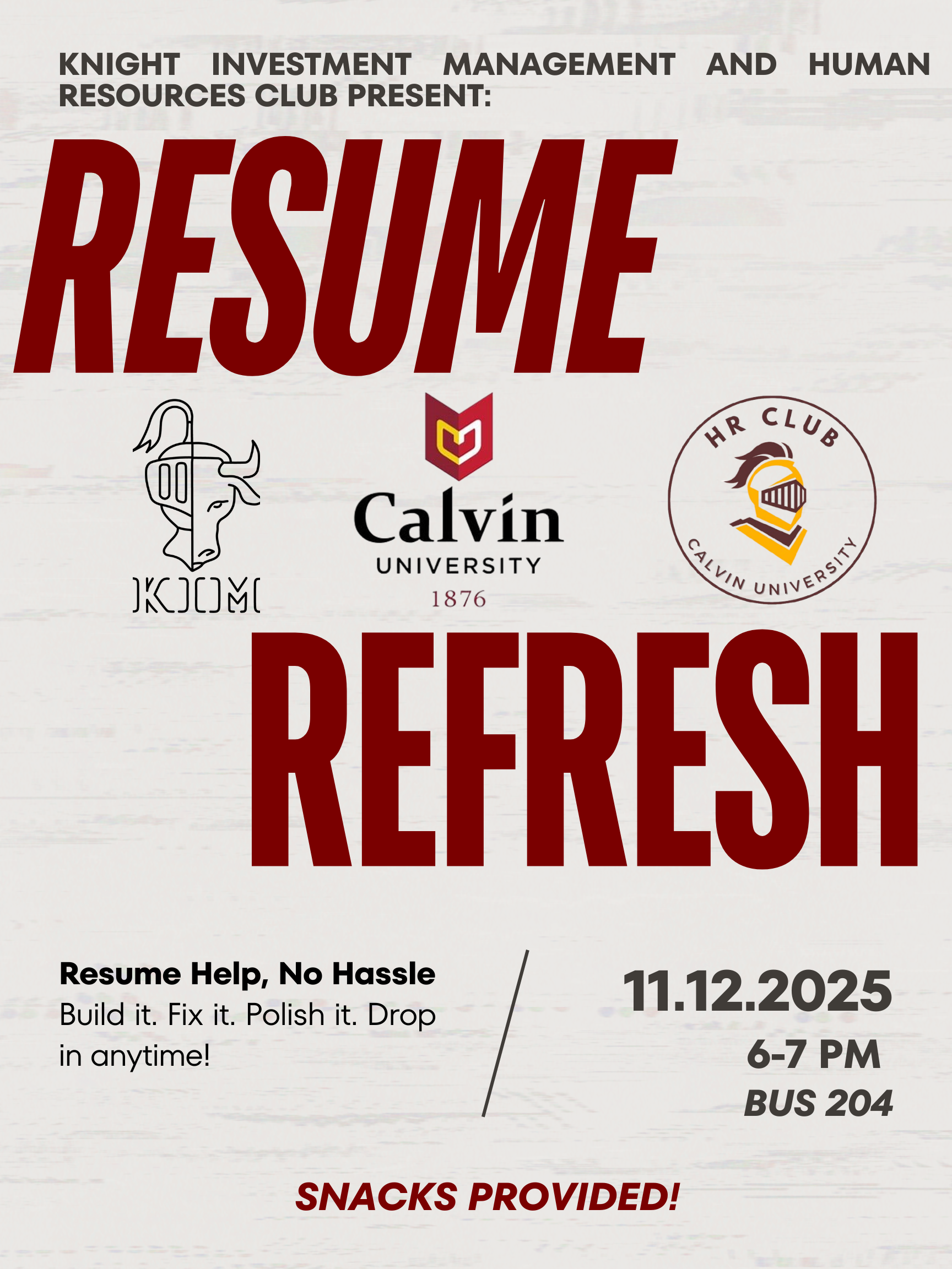 Resume Refresh Flyer