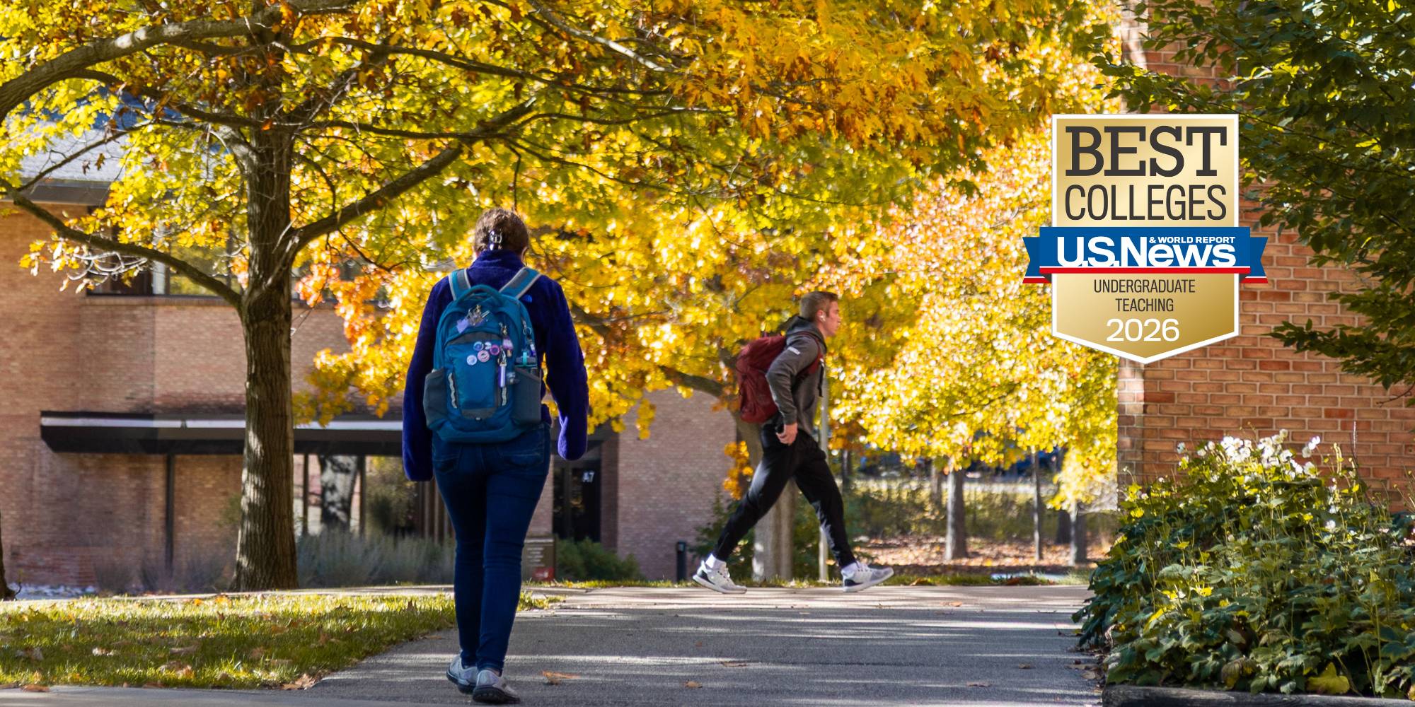 Calvin University campus in Fall 2025