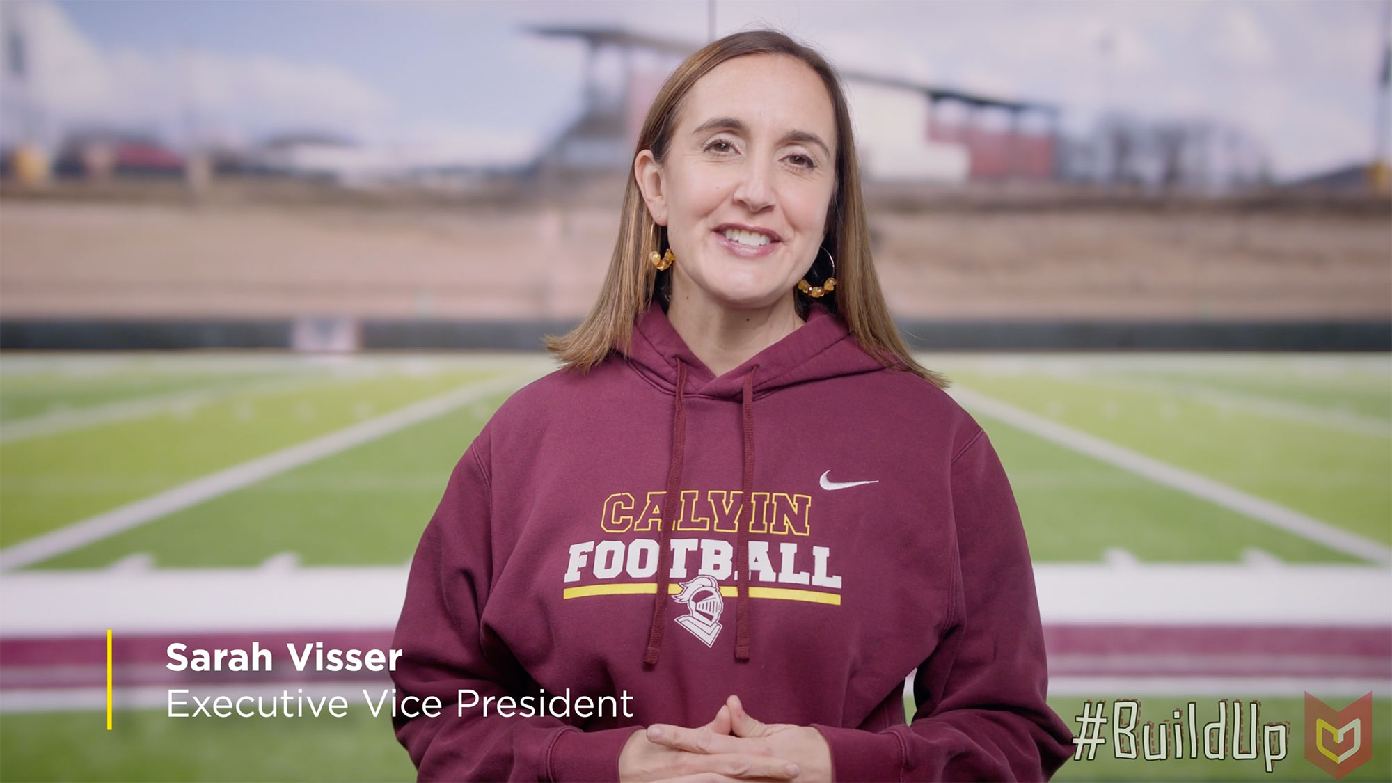 Knights Stadium video still of Dr. Sarah Visser