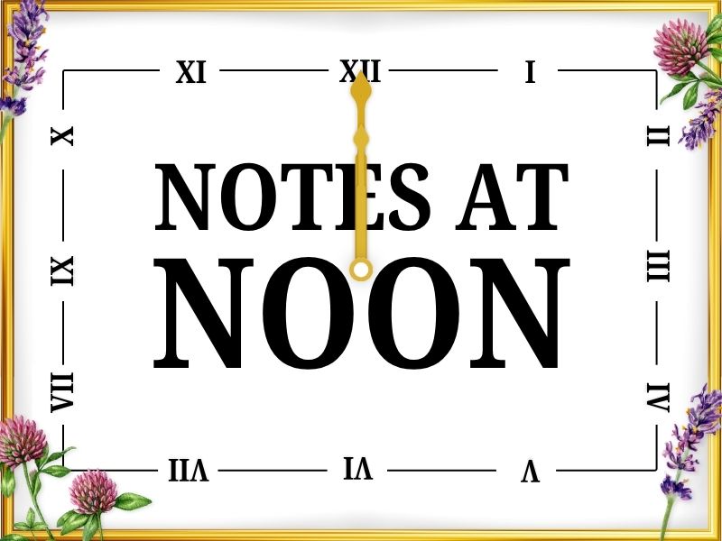 Notes at Noon 2026 Graphic