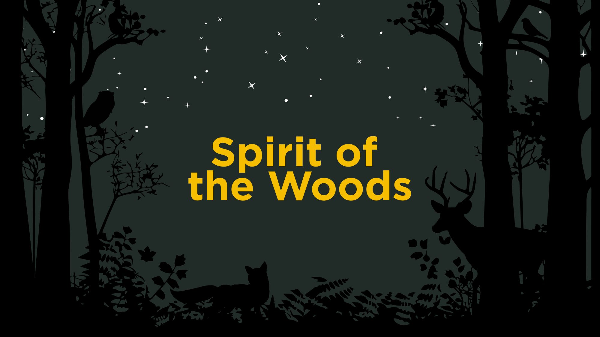 header with night sky background and event title