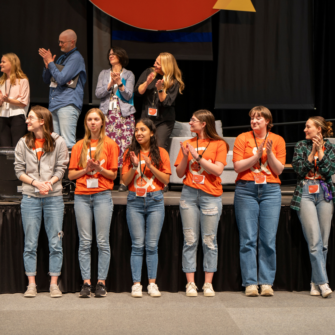 Student volunteers at the Festival of Faith and Writing