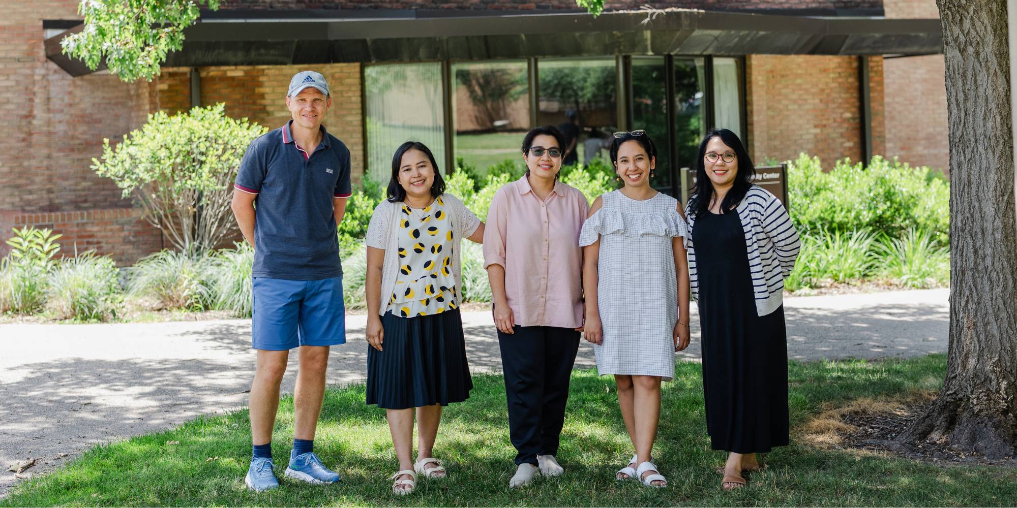 Five educators from Indonesia on Calvin's campus